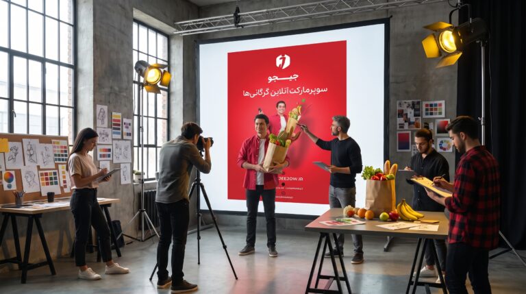 کمپین تبلیغات محیطی جیجو مارکت در گرگان